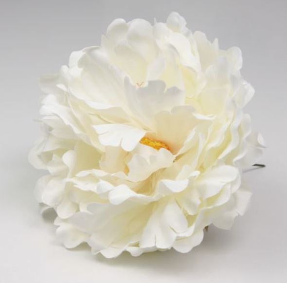 Peony Flower Paris White Colour. 16cm